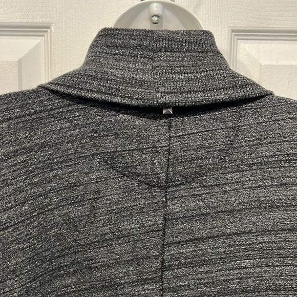 Aritzia Wilfred Black/Grey Open Face Sweatshirt Cardigan Size Small‎ - Picture 9 of 13